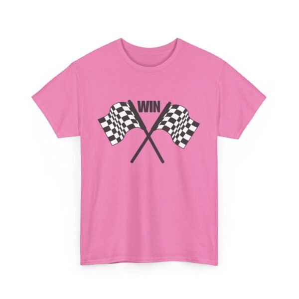 Unisex Heavy Cotton Tee – Racing Flag & "Win" Graphic | Bold Motorsport Style T-Shirt - Image 16