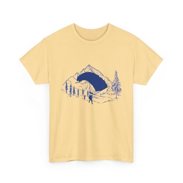 Adventure Sport T-Shirt - Skydiver and Mountain Design - Image 32