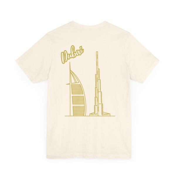 Gold Dubai Graphic Unisex T-Shirt – Luxury & Comfort - Image 3