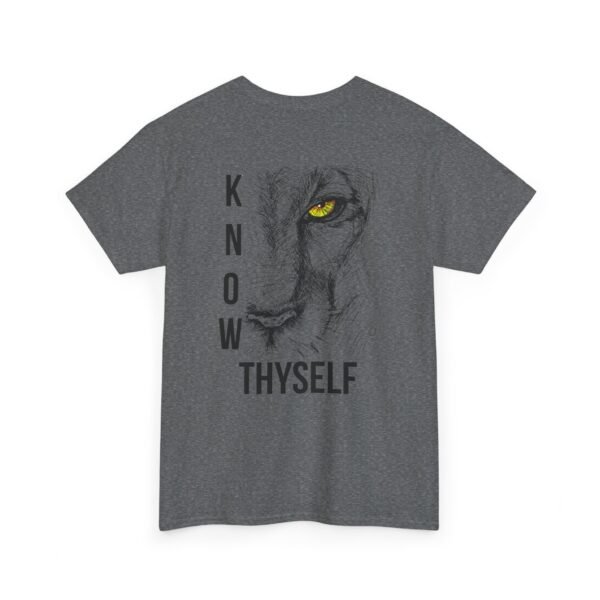 "Know Thyself" Lion Graphic T-Shirt – Unisex Heavy Cotton Tee - Image 31