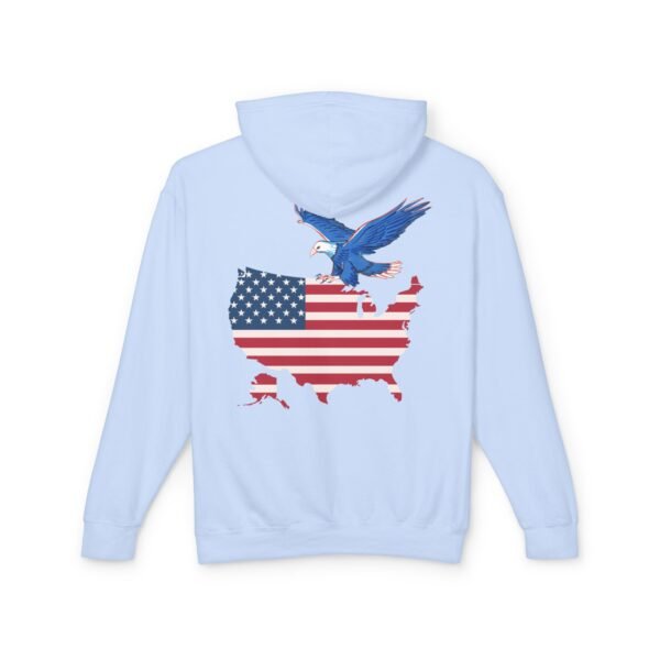 American Pride Hoodie – USA Map & Bald Eagle Graphic - Image 7