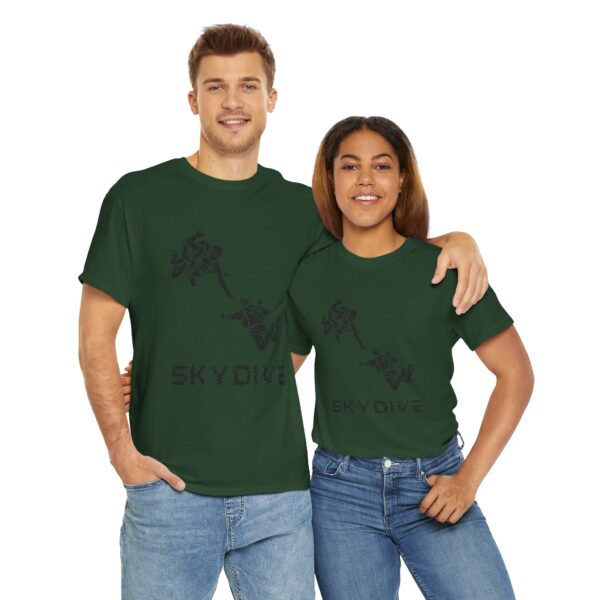 Skydive Unisex Heavy Cotton Tee – Bold Graphic Print & Durable Comfort - Image 45