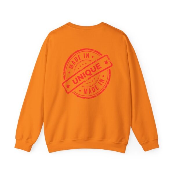 Made in Unique Red Stamp Crewneck Sweatshirt | Unisex Heavy Blend - Image 12