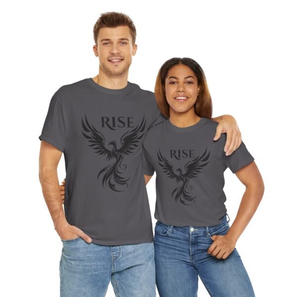 Phoenix Rise  Unisex Heavy Cotton Tee  – Bold & Inspirational Graphic Tee - Image 41