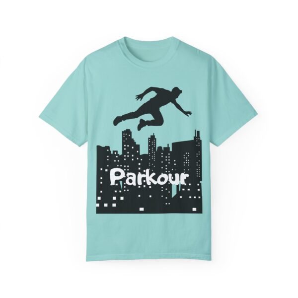 Parkour Unisex Garment-Dyed T-shirt – Freerunning & Urban Sports Graphic Tee - Image 15