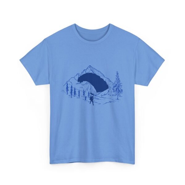 Adventure Sport T-Shirt - Skydiver and Mountain Design - Image 26