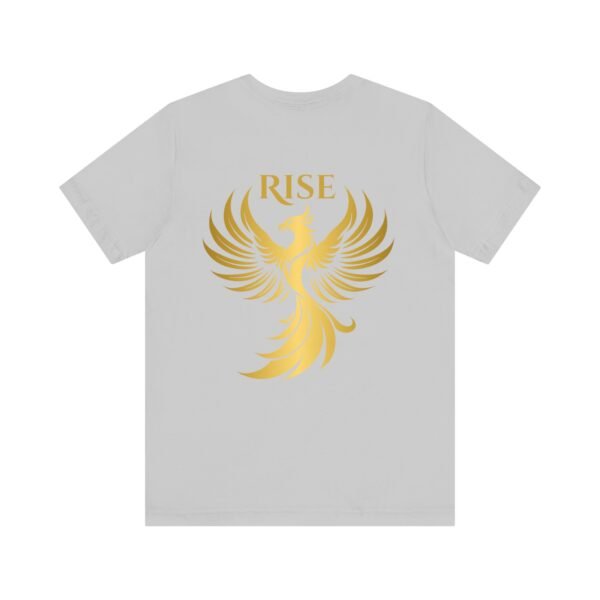 Phoenix Rise Unisex Jersey Short Sleeve T-Shirt – Gold Phoenix Graphic Tee - Image 13