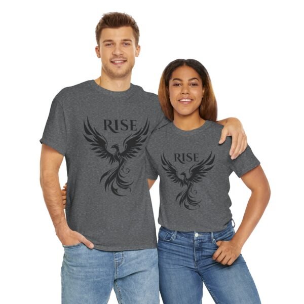 Phoenix Rise  Unisex Heavy Cotton Tee  – Bold & Inspirational Graphic Tee - Image 33