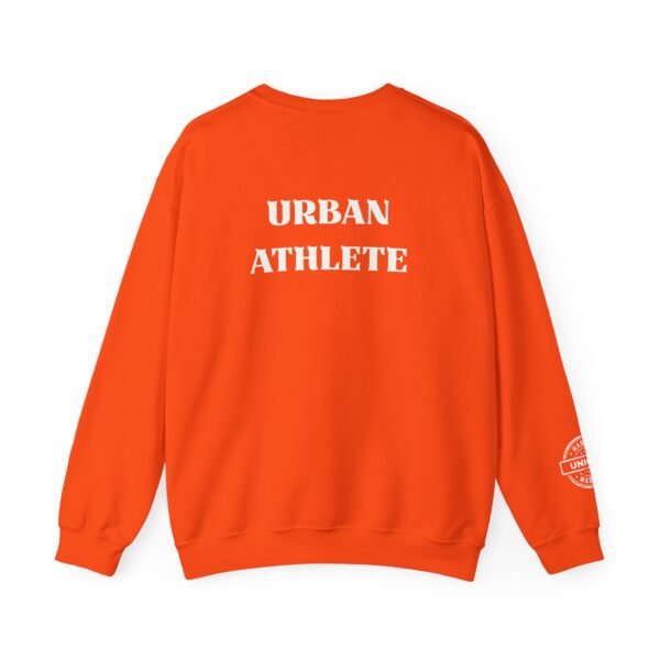 Urban Athlete Crewneck Sweatshirt – Bold Back Print & "Made in Unique" Sleeve Stamp - Image 10