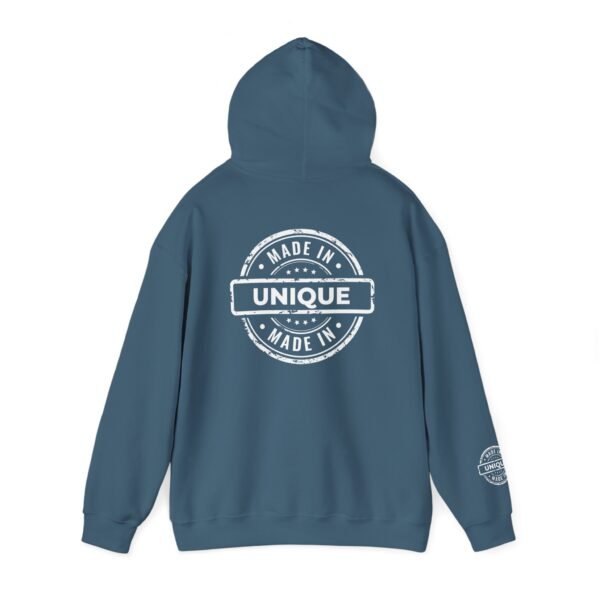 Made in Unique Hoodie - Unisex Heavy Blend with Bold Branding | Cozy & Stylish Sweatshirt - Image 17