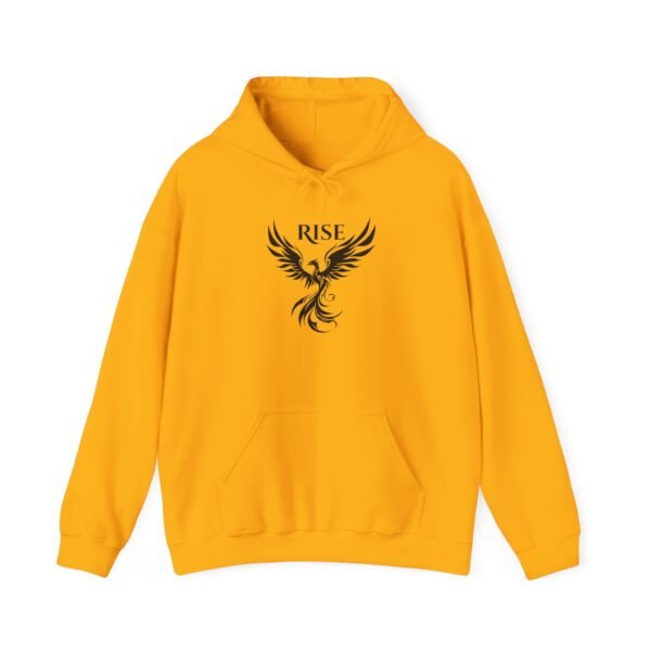 Phoenix 'Rise' Heavy Blend Hooded Sweatshirt - Unisex Motivational Hoodie with Phoenix Graphic - Image 13