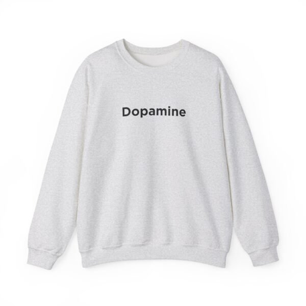 Black 'Dopamine' Unisex Heavy Blend™ Crewneck Sweatshirt | Soft & Stylish | Free Shipping on All Orders - Image 7