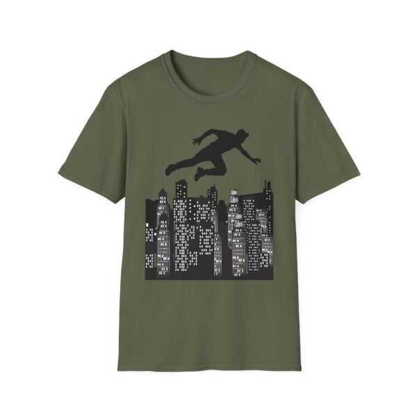 Parkour Unisex Softstyle T-shirt – Freerunning & Urban Sports Graphic Tee - Image 37