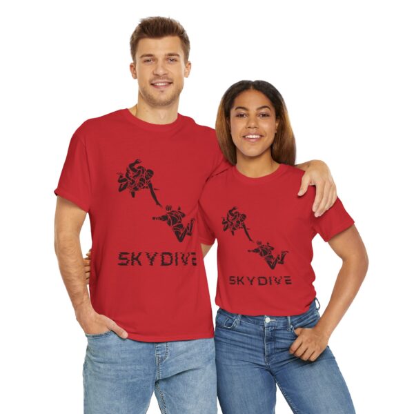 Skydive Unisex Heavy Cotton Tee – Bold Graphic Print & Durable Comfort - Image 35