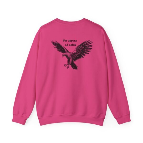 Per Aspera Ad Astra - Eagle Graphic Unisex Crewneck Sweatshirt - Image 43