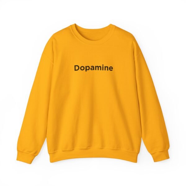 Black 'Dopamine' Unisex Heavy Blend™ Crewneck Sweatshirt | Soft & Stylish | Free Shipping on All Orders - Image 10