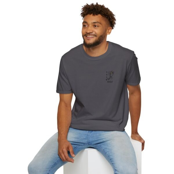 "Know Thyself" Lion Graphic T-Shirt – Unisex Soft-Style, 100% Cotton, Classic Fit, Comfortable Wear - Image 33