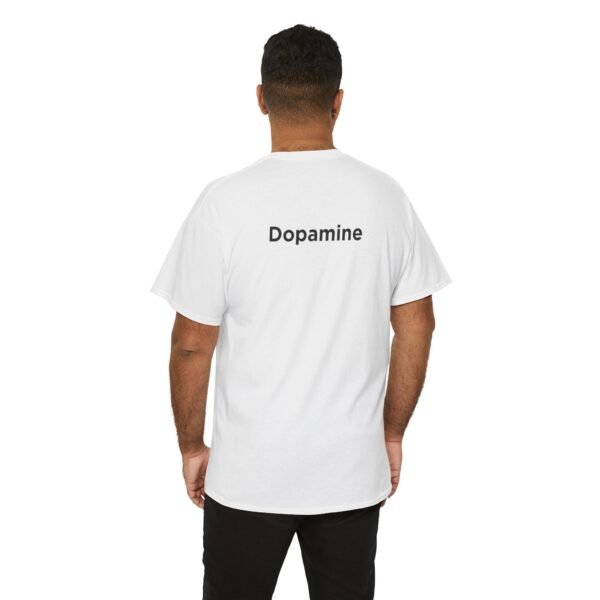 Unisex Softstyle T-Shirt with Black "Dopamine" Print – Minimal & Stylish - Image 3