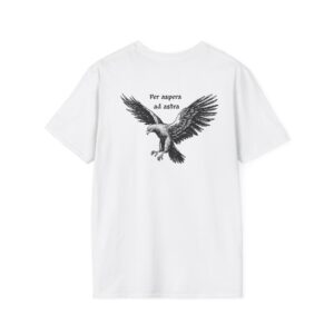 Unisex Per Aspera Ad Astra T-Shirt – Bold Eagle Design & Soft Comfort
