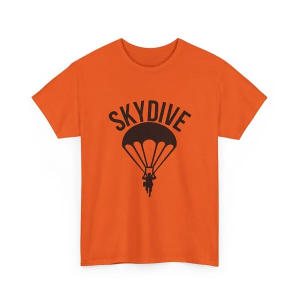 Skydive Graphic Unisex Heavy Cotton Tee | Skydiver Jump T-Shirt – Adrenaline Rush Apparel - Image 10