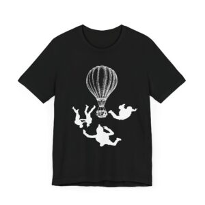 Skydiver Graphic Unisex Jersey Tee – Bold Front Design & Lightweight Comfort