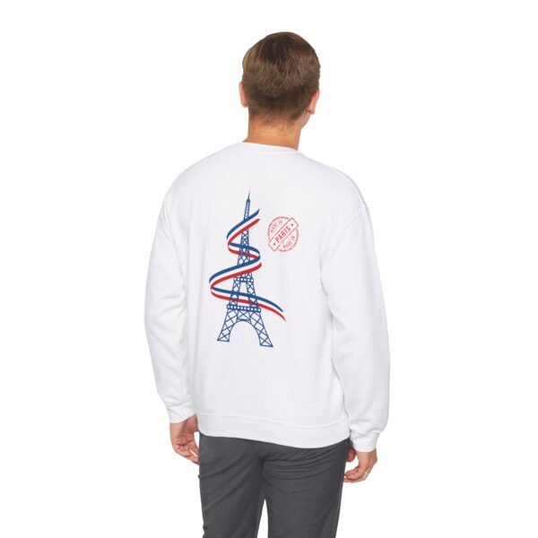 Eiffel Tower Graphic Unisex Crewneck Sweatshirt – Cozy & Stylish - Image 3