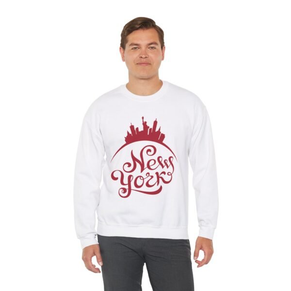 New York Graphic Unisex Crewneck Sweatshirt – Cozy & Stylish Heavy Blend - Image 5