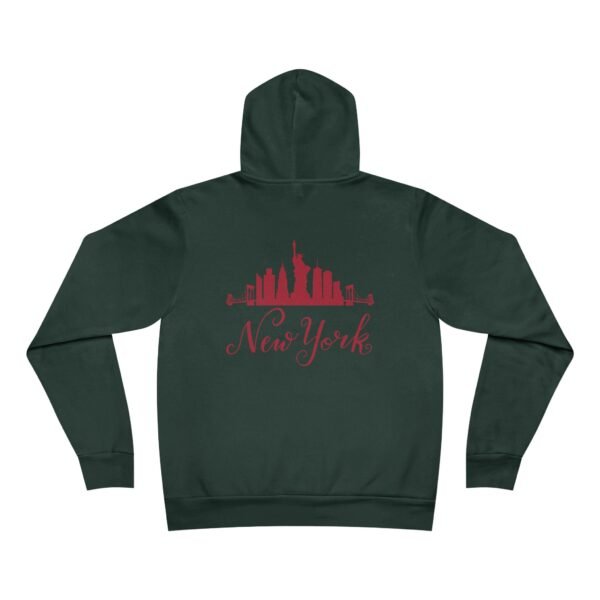 New York Skyline Red Graphic Pullover Hoodie – Urban Style & Comfort - Image 7