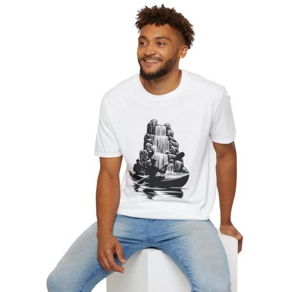 Unisex Soft-Style T-Shirt with Rowing Graphic – 100% Cotton, Comfortable & Durable - Image 3