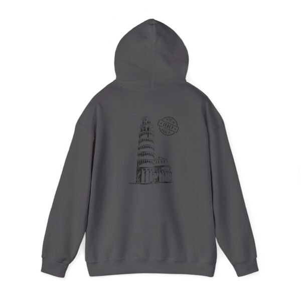 Pisa Tower Design Unisex Hoodie - Made in Italy | Cozy and Stylish Hooded Sweatshirt - Image 15