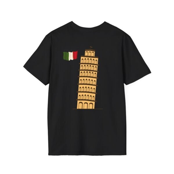 Unisex Soft-Style T-Shirt with Pisa Tower & Italian Flag | Lightweight & Stylish - Image 24