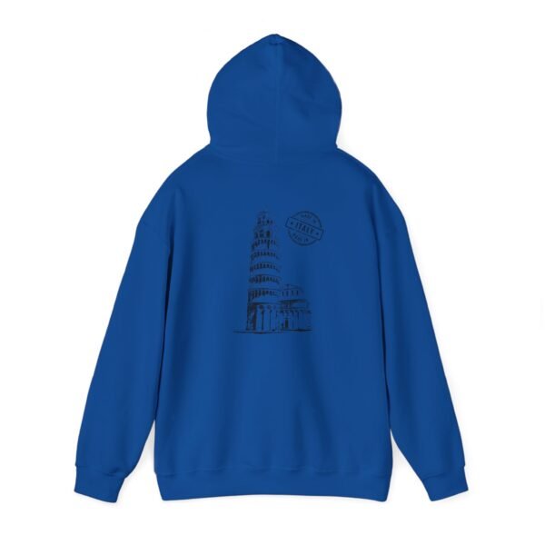 Pisa Tower Design Unisex Hoodie - Made in Italy | Cozy and Stylish Hooded Sweatshirt - Image 16