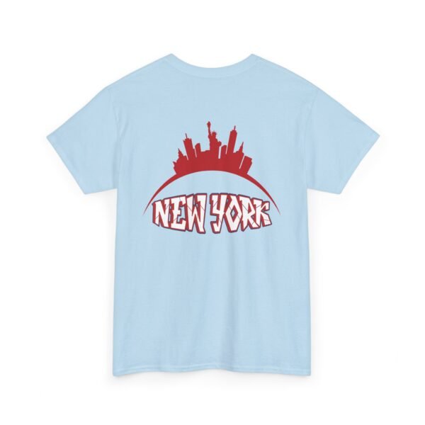 New York City Skyline T-Shirt – Bold Red NY Graphic & Script - Image 20