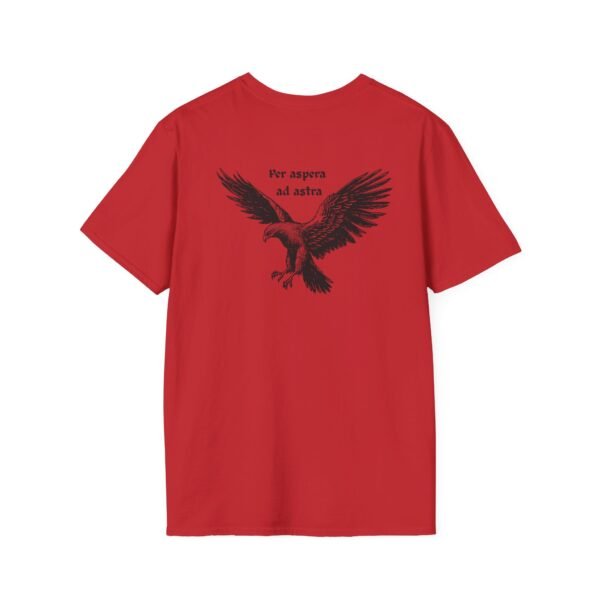 Per Aspera Ad Astra Unisex T-Shirt with Black Eagle Graphic - Image 43