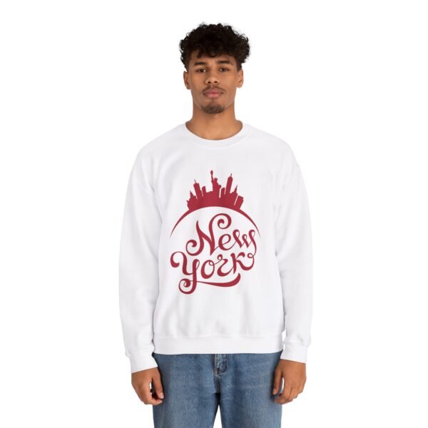 New York Graphic Unisex Crewneck Sweatshirt – Cozy & Stylish Heavy Blend - Image 3