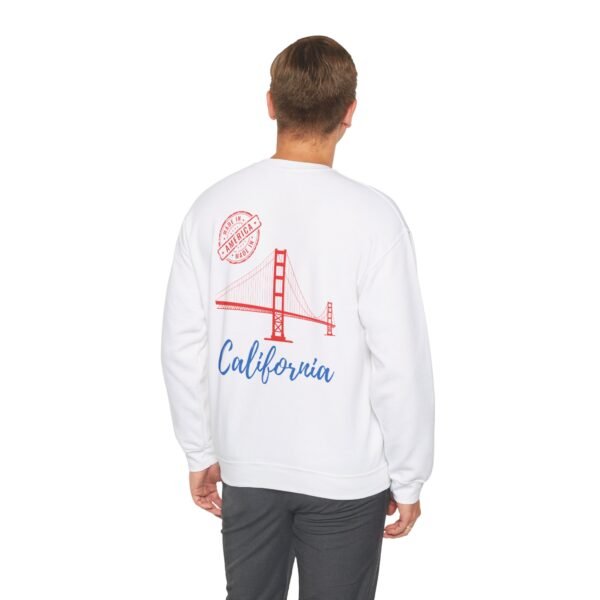 Golden Gate Bridge California Graphic Unisex Crewneck Sweatshirt – Cozy & Durable - Image 4