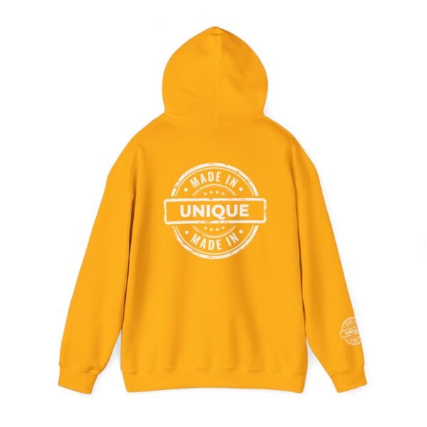 Made in Unique Hoodie - Unisex Heavy Blend with Bold Branding | Cozy & Stylish Sweatshirt - Image 9