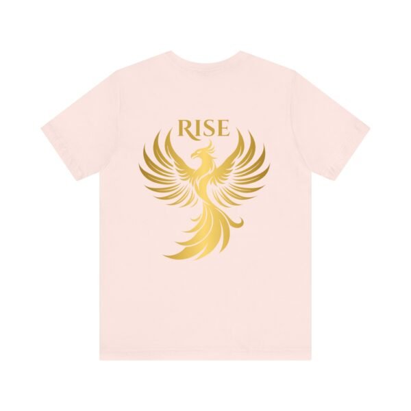 Phoenix Rise Unisex Jersey Short Sleeve T-Shirt – Gold Phoenix Graphic Tee - Image 9