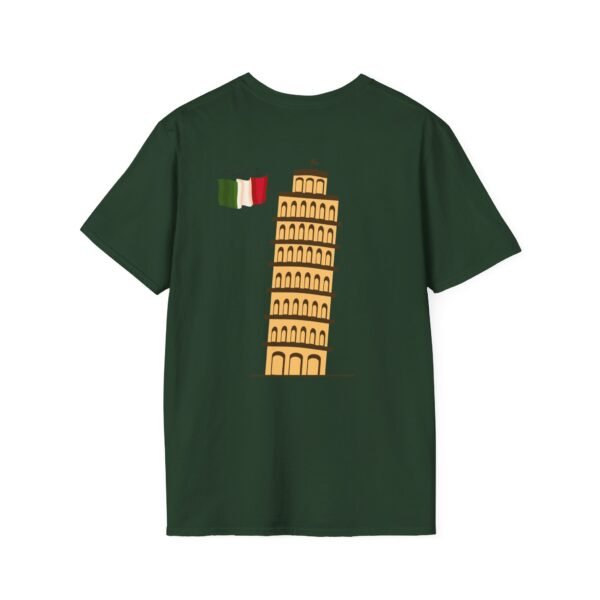 Unisex Soft-Style T-Shirt with Pisa Tower & Italian Flag | Lightweight & Stylish - Image 14