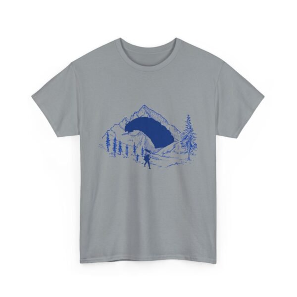 Adventure Sport T-Shirt - Skydiver and Mountain Design - Image 18