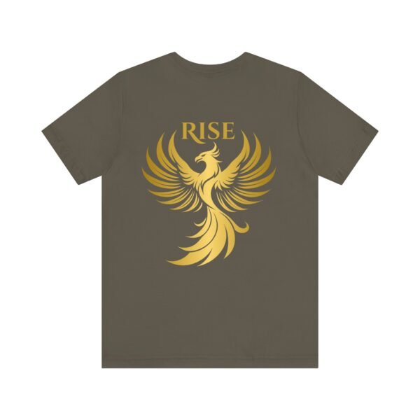 Phoenix Rise Unisex Jersey Short Sleeve T-Shirt – Gold Phoenix Graphic Tee - Image 21