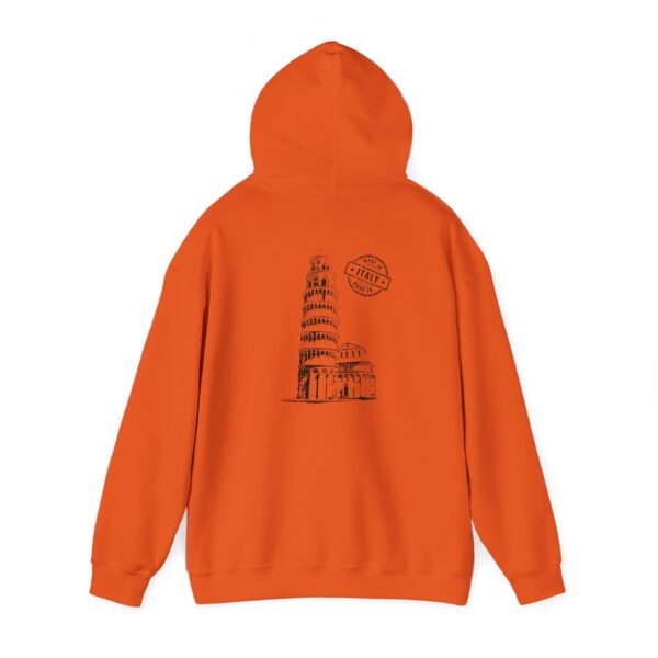 Pisa Tower Design Unisex Hoodie - Made in Italy | Cozy and Stylish Hooded Sweatshirt - Image 11