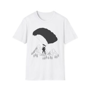 Unisex Skydiving Softstyle T-Shirt – Bold Skydiver Design & Lightweight Comfort