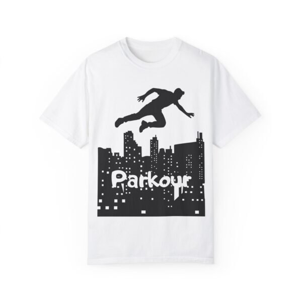 Parkour Unisex Garment-Dyed T-shirt – Freerunning & Urban Sports Graphic Tee