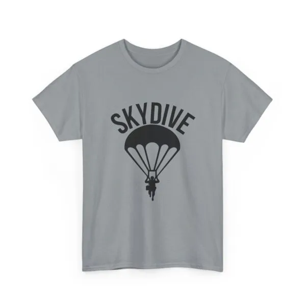 Skydive Graphic Unisex Heavy Cotton Tee | Skydiver Jump T-Shirt – Adrenaline Rush Apparel - Image 40