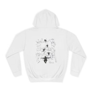 Parkour Graphic Unisex College Hoodie – Bold Back Design