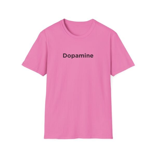 Unisex Softstyle T-Shirt with Black "Dopamine" Print – Trendy & Comfortable - Image 27