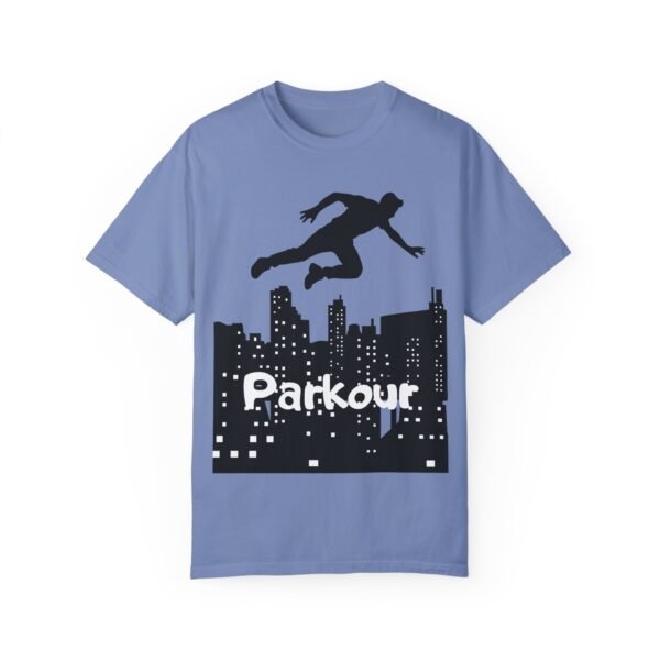 Parkour Unisex Garment-Dyed T-shirt – Freerunning & Urban Sports Graphic Tee - Image 23