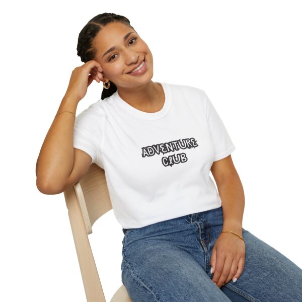 Adventure Club Unisex Softstyle T-Shirt – Sleek Front Print - Image 5