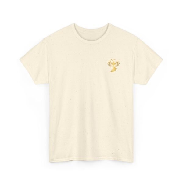 Phoenix Rise Unisex Heavy Cotton T-Shirt – Gold Phoenix Graphic Tee - Image 24